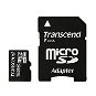 Transcend MicroSDHC 16GB Class 6 + SD adaptér - Memory Card