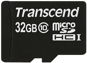 Transcend MicroSDHC 32 GB Class 10 - Pamäťová karta