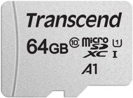 Transcend microSDXC 300S 64 GB + SD Adapter - Speicherkarte