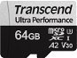 Transcend microSDXC 64GB 340S + SD adapter - Memóriakártya