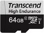 Transcend microSDXC 64GB 350V + SD adapter - Memóriakártya