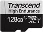 Transcend microSDXC 128GB 350V + SD adapter - Memóriakártya