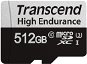 Transcend microSDXC 512GB 350V + SD adapter - Memóriakártya