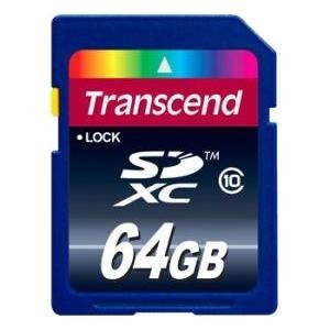  Transcend SDXC Class 64 GB 10  - Memory Card - Main image
