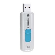 Transcend JetFlash 530 8GB white-blue - Flash Drive