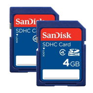 SanDisk Secure Digital 4GB Duo Pack - Speicherkarte