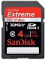 SanDisk Extreme HD Video Secure Digital 4GB - Speicherkarte