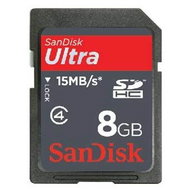 SanDisk SDHC 8GB Ultra Class 4 - Memory Card