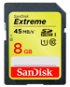 SanDisk 8GB SDHC Extreme HD Video Class 10 - Speicherkarte