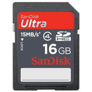 SanDisk SDHC 16GB Ultra Class 4 - Memory Card
