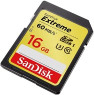 SanDisk SDHC 16GB Extreme Class 10 UHS-I (U3) - Paměťová karta