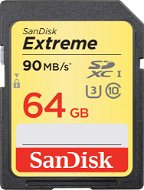 SanDisk Extreme SDXC 64 gigabyte Class 10 UHS-I (U3) - Memóriakártya