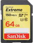 SanDisk SDXC 64GB Extreme - Memóriakártya