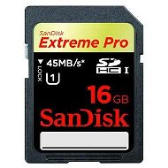 SanDisk SDHC 16GB Class UHS-I Extreme Pro 45MB/s - Memory Card