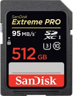 SanDisk SDXC 512 GB Extreme PRO 95 Class 10 UHS-I (U3) - Memóriakártya