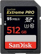 SanDisk SDXC 512GB Extreme PRO Class 10 UHS-I (U3) - Memóriakártya