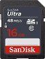 SanDisk SDHC 16GB Ultra Class 10 UHS-I - Memóriakártya