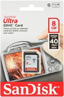 SanDisk SDHC 8GB Ultra Class 10 UHS-I - Memory Card