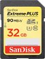 SanDisk 32GB SDHC Class 10 UHS 1 Extreme Plus - Memóriakártya