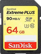 SanDisk SDXC 64GB Extreme Plus Class 10 UHS-I - Memory Card