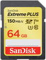 SanDisk SDXC 64GB Extreme Plus UHS-I (V30) U3 - Memóriakártya