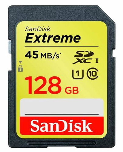 SanDisk SDXC 128GB Extreme UHS-I - Memory Card - Fő fotó