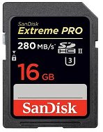SanDisk Extreme Pro SDHC Class 16 gigabájt 3 UHS-II (U3) - Memóriakártya
