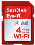 SanDisk SDHC 4GB Eye-Fi - Memory Card