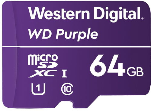 WD SDXC  64GB Purple QD101 - Paměťová karta - Hlavní obrázek