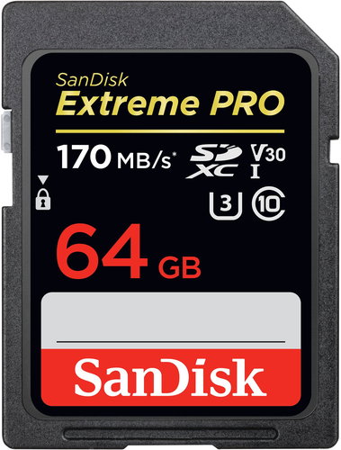SanDisk SDXC 64GB Extreme Pro - Memóriakártya - Fő fotó