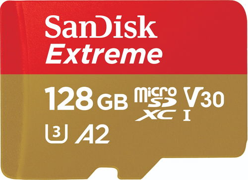 SanDisk microSDXC 128GB Extreme + Rescue PRO Deluxe + SD adaptér - Paměťová karta - Hlavní obrázek