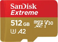 SanDisk microSDXC 512GB Extreme + Rescue PRO Deluxe + SD adaptér - Paměťová karta