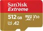 Paměťová karta SanDisk microSDXC 512GB Extreme + Rescue PRO Deluxe + SD adaptér - Paměťová karta