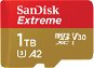 Pamäťová karta SanDisk microSDXC 1TB Extreme + Rescue PRO Deluxe + SD adaptér - Paměťová karta