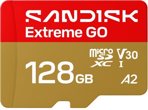 SANDISK microSDXC 128GB Extreme Go - Memory Card - Main image