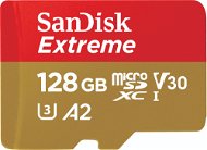 SanDisk microSDXC 128GB Extreme Action Cams and Drones + Rescue PRO Deluxe + SD adaptér - Pamäťová karta