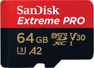 SanDisk microSDXC 64 GB Extreme PRO + Rescue PRO Deluxe + SD adapter - Memóriakártya