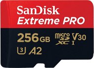 Speicherkarte SanDisk microSDXC 256GB Extreme PRO + Rescue PRO Deluxe + SD-Adapter - Paměťová karta
