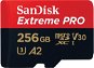 Paměťová karta SanDisk microSDXC 256GB Extreme PRO + Rescue PRO Deluxe + SD adaptér - Paměťová karta