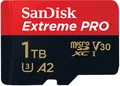 SanDisk microSDXC 1TB Extreme PRO + Rescue PRO Deluxe + SD adaptér