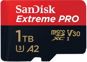 SanDisk microSDXC 1TB Extreme PRO + Rescue PRO Deluxe + SD adapter - Memory Card
