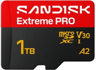 SANDISK microSDXC 1TB Extreme PRO + SD adaptér - Memory Card
