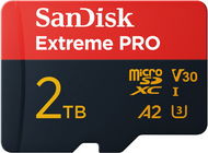 SanDisk microSDXC 2TB Extreme PRO + Rescue PRO Deluxe + SD adaptér - Paměťová karta