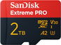 SanDisk microSDXC 2TB Extreme PRO + Rescue PRO Deluxe + SD adaptér - Paměťová karta