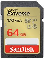 SanDisk SDXC 64 GB Extreme + Rescue PRO Deluxe - Memóriakártya