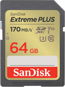SanDisk SDXC 64GB Extreme PLUS + Rescue PRO Deluxe - Memory Card