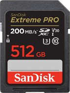 Speicherkarte SanDisk SDXC 512GB Extreme PRO + Rescue PRO Deluxe - Paměťová karta