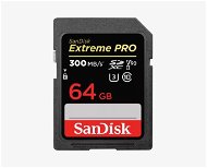 Speicherkarte SanDisk SDXC 64 GB Extreme PRO UHS-II - Paměťová karta