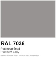 Dulux Trade Vinyl Matt 10L RAL 7036 Platinum grey - Wall Paint