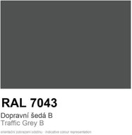 Dulux Trade Vinyl Matt 5L RAL 7043 Traffic grey B - Wall Paint